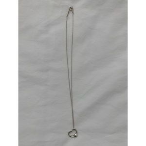 Tiffany & Co. Open Heart Pendant Sterling Silver